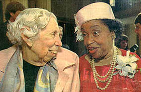 Margaret Walker with Eudora Welty