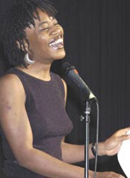 Uchechi Kalu at Wild Poppies release, photo by Scott Braley